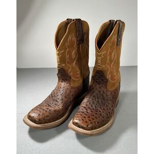 Boulet Cowboy Brown Boots kids size 3‎ BK6902 Rodeo Western